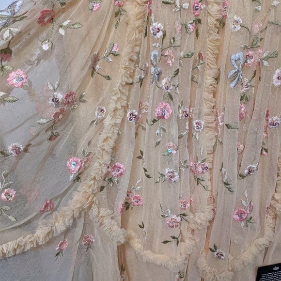 Needle & Thread | Wallflower Dress in Papaya Blush - Picture 11 of 12